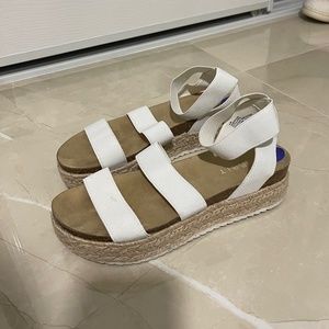White Platform Sandals